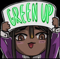 VIdeoBoy Green Up Sticker!